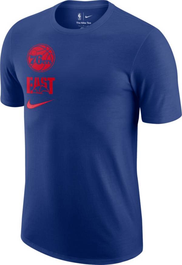 Nike Men's Philadelphia 76ers Blue Block T-Shirt product image