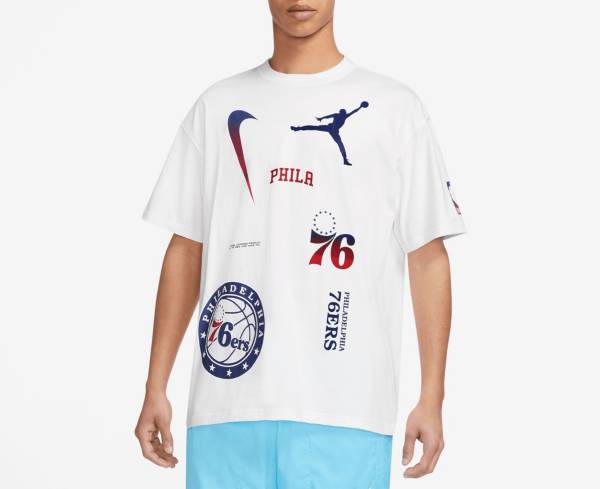 Nike Men's Philadelphia 76ers White Max 90 T-Shirt product image