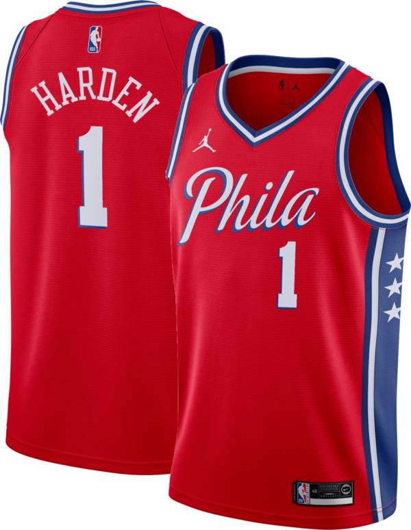 Restricción Grapa muestra Nike Men's Philadelphia 76ers James Harden #1 Red Dri-FIT Swingman Jersey |  Dick's Sporting Goods