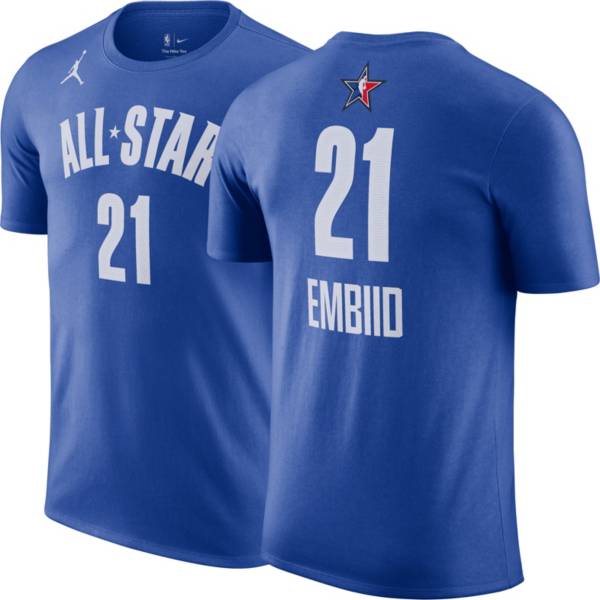 Jordan Adult 2023 NBA All-Star Game Royal Philadelphia 76ers Joel Embiid #21 T-Shirt product image