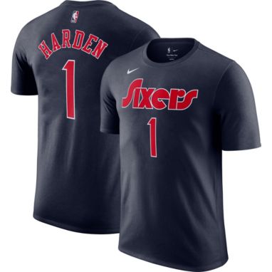 sorry, Nike Men's 2021-22 City Edition Philadelphia 76ers James Harden #1 Navy T-Shirt is currently out of stock