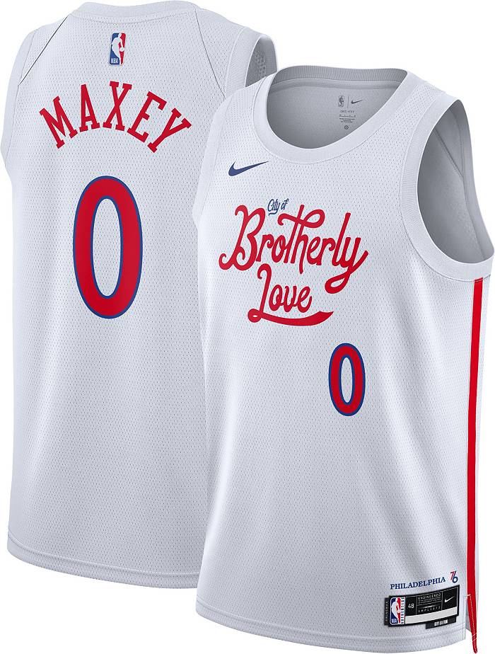 Philadelphia 76ers Nike City Edition Swingman Jersey 22 - White - Tyrese  Maxey - Unisex