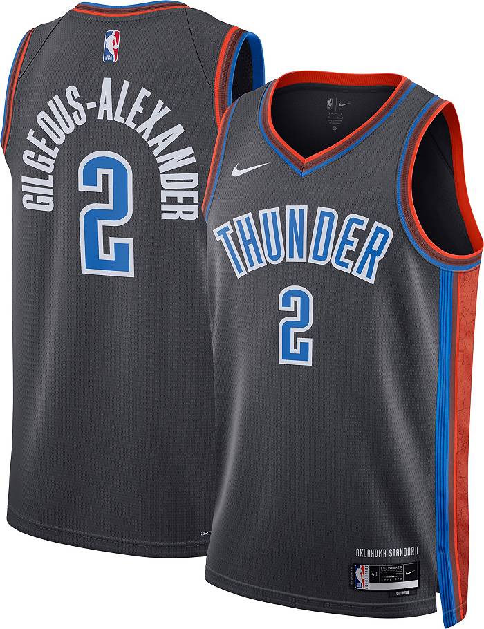 Shai Gilgeous-Alexander Oklahoma City Thunder Nike City Edition Swingman  Jersey