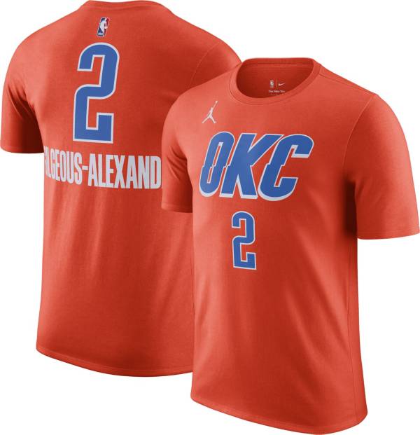 Nike Men's Oklahoma City Thunder Shai Gilgeous-Alexander #2 Orange T-Shirt product image