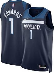 Men's Fanatics Branded Anthony Edwards Navy Minnesota Timberwolves 2020 NBA Draft First Round Pick Fast Break Replica Jersey - Icon Edition