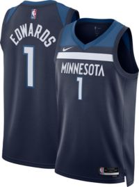 Unisex Nike Anthony Edwards White Minnesota Timberwolves Swingman Jersey - Association Edition Size: Medium