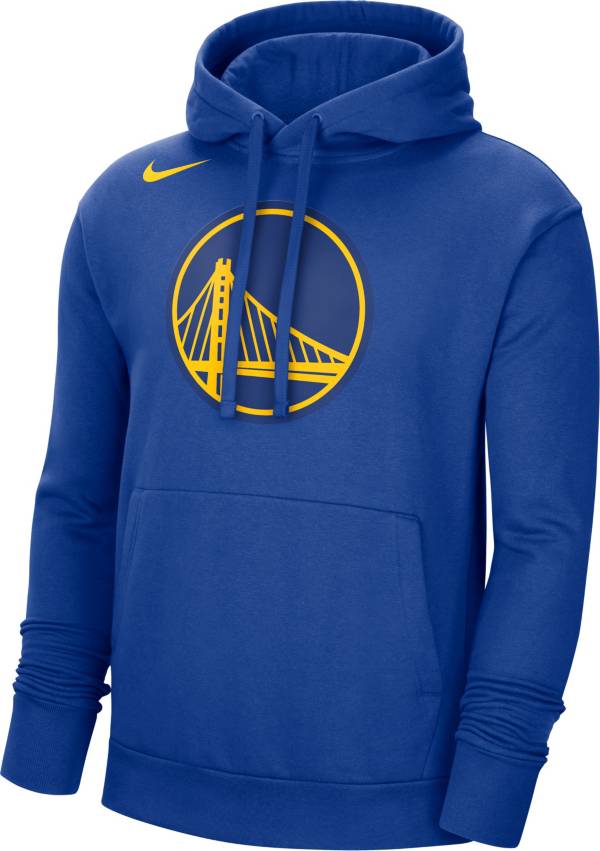 Nike Men's Golden State Warriors Blue Fleece Pullover Hoodie product image