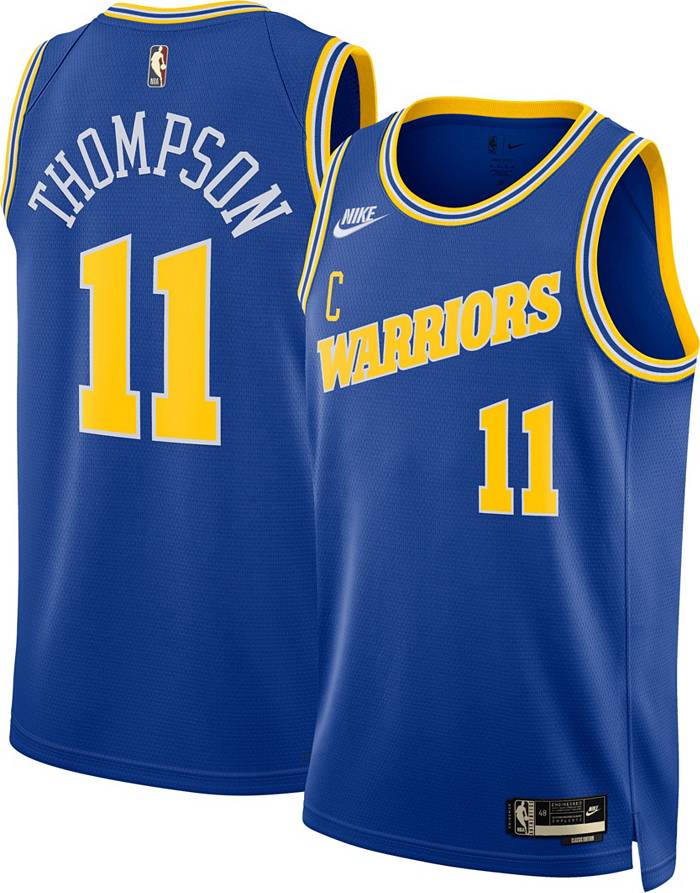 Nike Golden State Warriors NBA Klay Thompson #11 Mens Jersey Blue