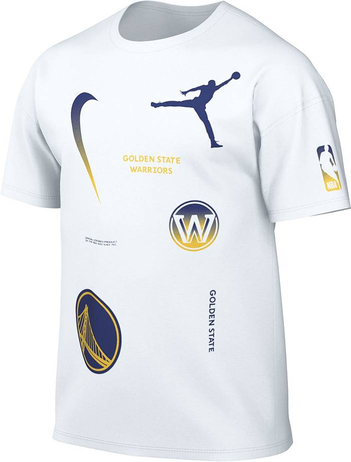 Nike Men's Golden State Warriors White Max 90 T-Shirt