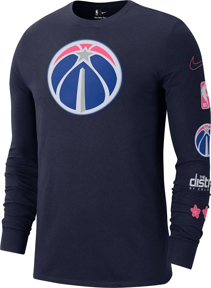 Washington Wizards City Edition Men's Nike NBA Long-Sleeve T-Shirt.