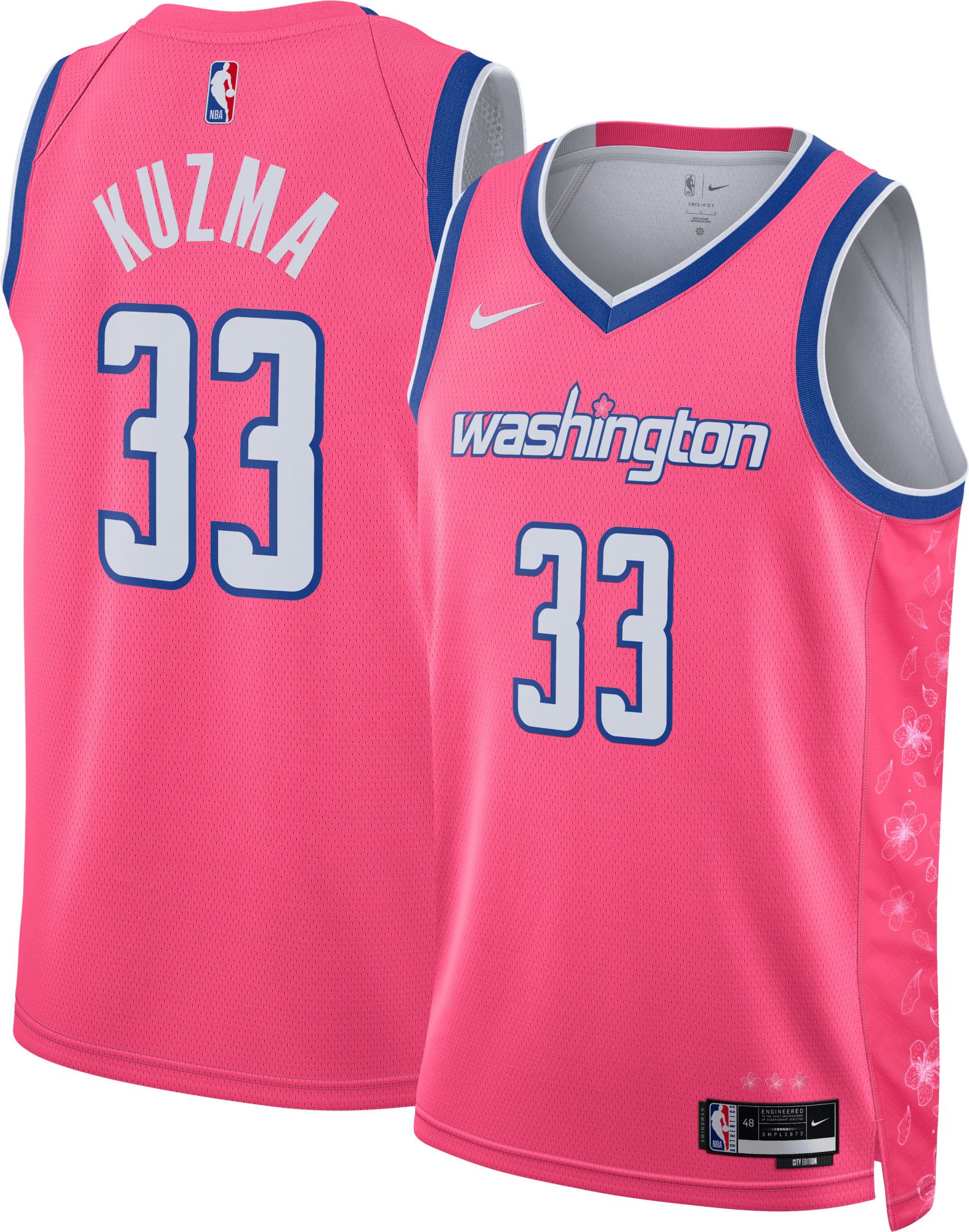 2022-23 Washington Wizards Kuzma #33 Nike Swingman Alternate Jersey (M)