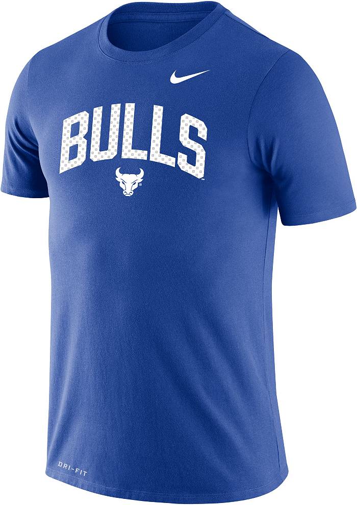 Nike Men's Buffalo Bulls Blue Dri-Fit Legend T-Shirt, Medium