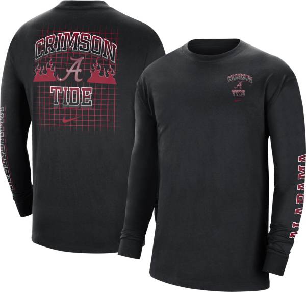 Nike Men's Alabama Crimson Tide Black Max90 Long Sleeve T-Shirt product image