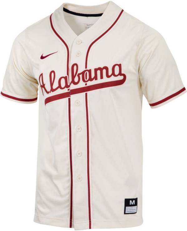 Men's Nike Crimson Alabama Tide Replica Baseball Jersey