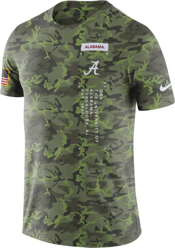 Nike Men's Alabama Crimson Tide Camo Military Appreciation Dri-FIT T-Shirt product image