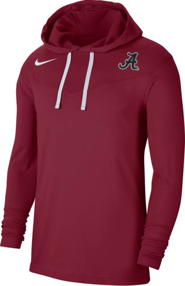Nike Men's Alabama Crimson Tide Crimson DriFIT Hoodie TShirt Dick's