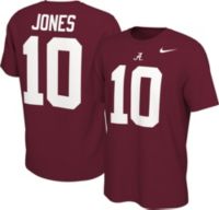 Mens Alabama Crimson Tide Mac Jones #10 White NCAA Game Jerseys 769555-669