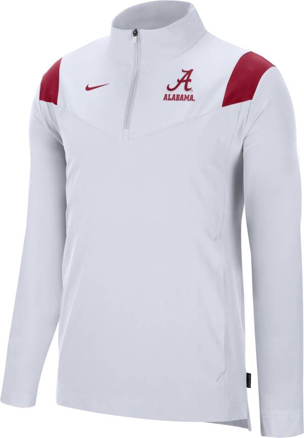 Nike Men's Alabama Crimson Tide White Football Sideline Coach Lightweight Jacket product image
