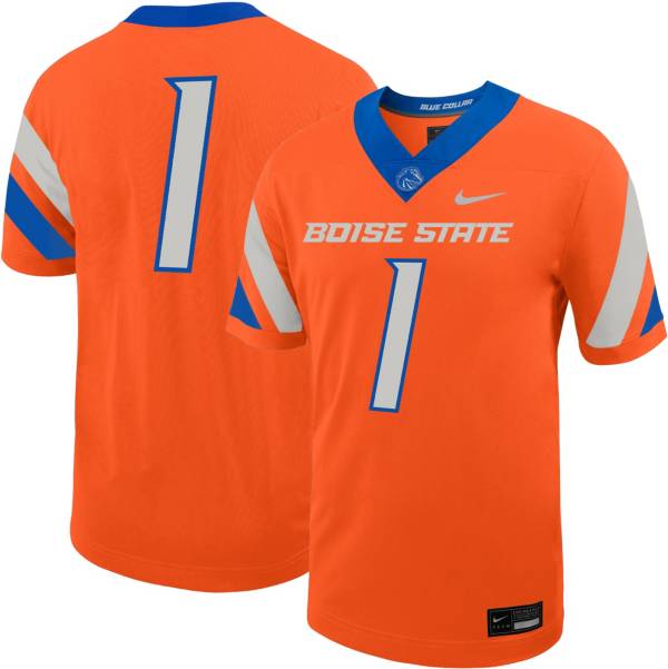 Nike Men's Boise State Broncos #1 Orange Untouchable Game Football Jersey product image