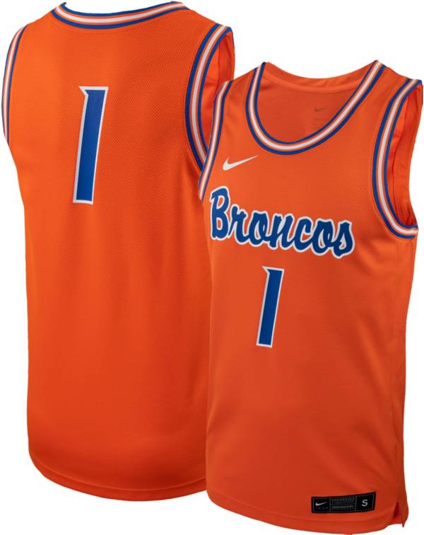 Men's Nike Royal Boise State Broncos Replica Basketball Jersey