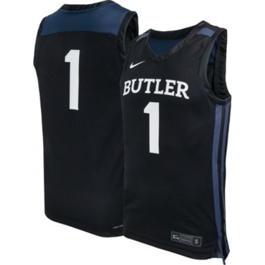 sorry, Nike Men's Butler Bulldogs #1 Black Replica Basketball Jersey is currently out of stock