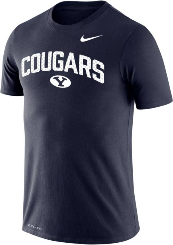 Nike Men s BYU Cougars Blue Dri FIT Legend T Shirt