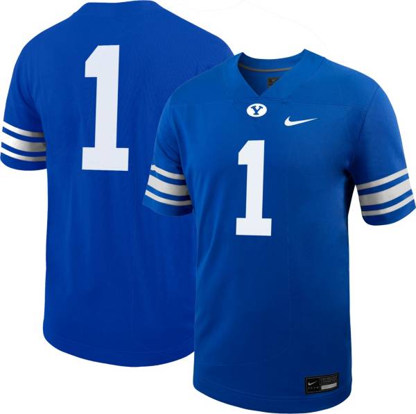 Royal blue 2024 football jersey