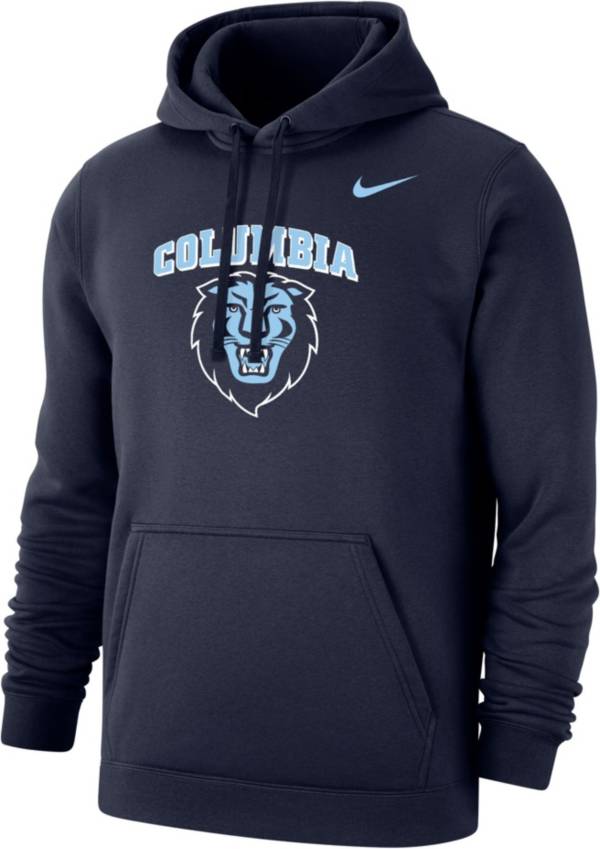 Nike Men's Columbia Bluejays Columbia Blue Club Fleece Wordmark Pullover Hoodie product image