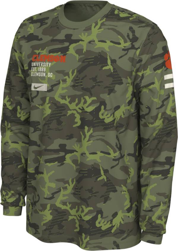 Nike Men's Clemson Tigers Camo Military Appreciation Long Sleeve T-Shirt product image
