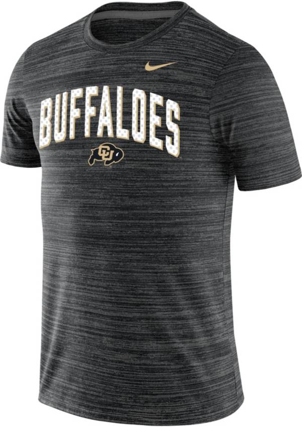 Nike Men's Colorado Buffaloes Black Dri-FIT Velocity Legend Football Sideline Team Issue T-Shirt product image