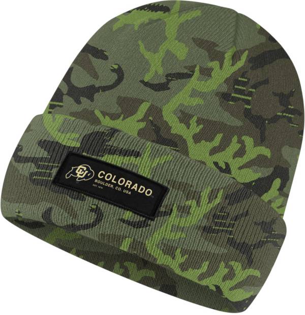 Nike Men's Colorado Buffaloes Camo Military Appreciation Cuffed Knit Beanie product image