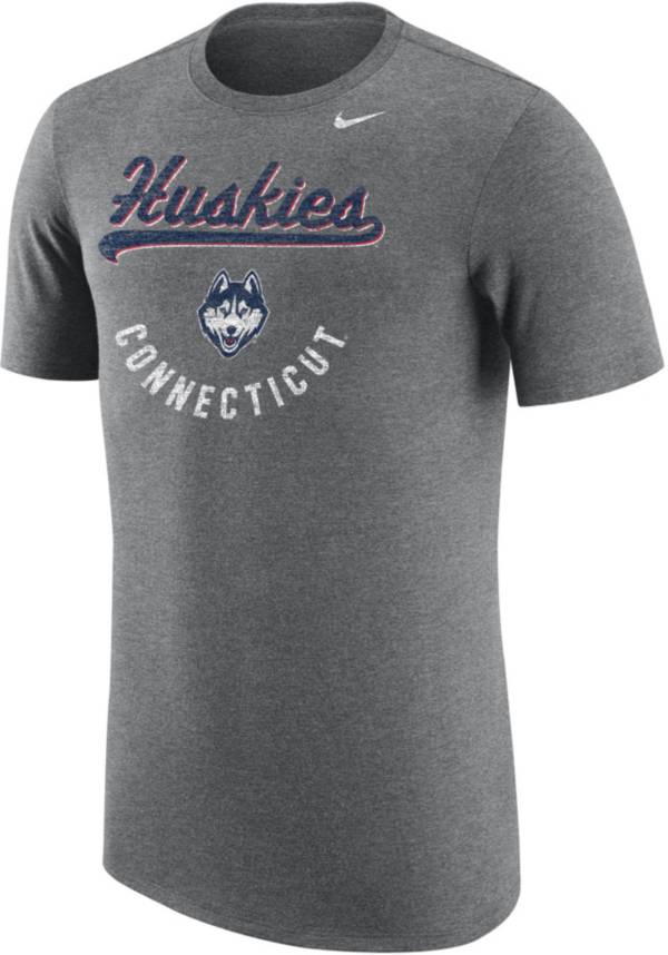 Nike Men's UConn Huskies Grey Tri-Blend T-Shirt product image
