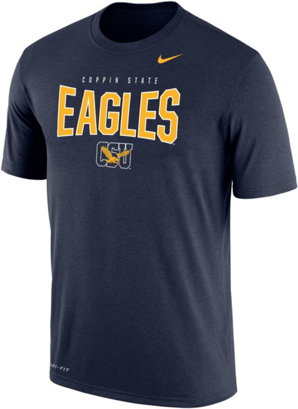 Nike Men's Coppin State Eagles Blue Dri-FIT Cotton T-Shirt product image
