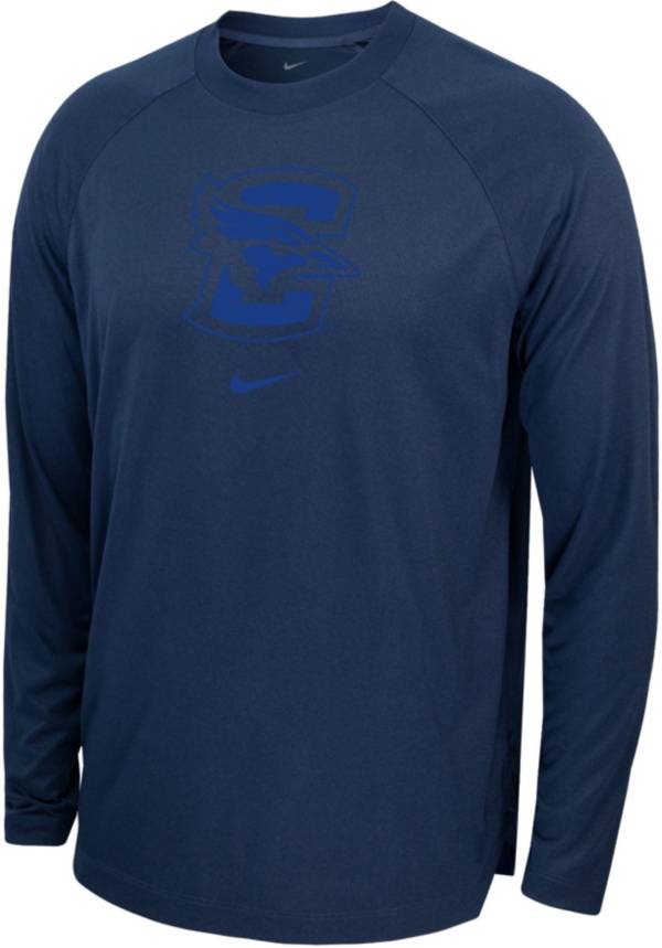 Nike Men's Creighton Bluejays Blue Spotlight Basketball Dri-FIT Long ...