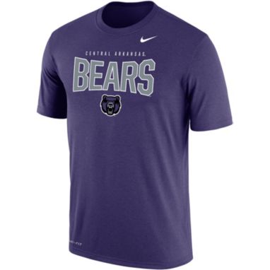 sorry, Nike Men's Central Arkansas Bears  Purple Dri-FIT Cotton T-Shirt is currently out of stock