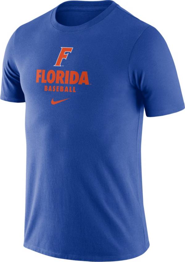 Nike Men's Florida Gators Blue Dri-FIT Legend Baseball T-Shirt product image