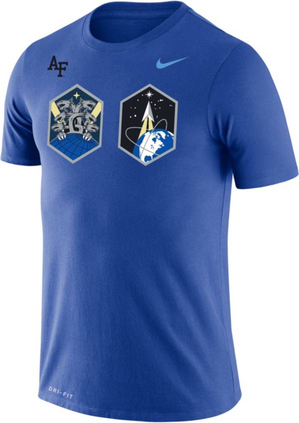 Nike Men's Air Force Falcons Blue Football Rivalry U.S. Space Force Dri-FIT Legend T-Shirt product image