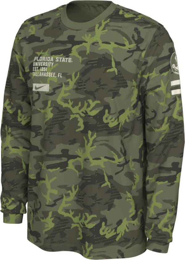 Nike Men's Florida State Seminoles Camo Military Appreciation Long Sleeve T-Shirt product image