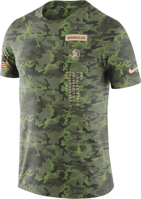 Nike Men's Florida State Seminoles Camo Military Appreciation Dri-FIT T-Shirt product image