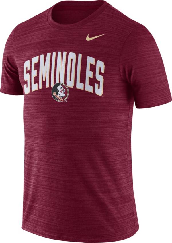 Nike Men's Florida State Seminoles Garnet Dri-FIT Velocity Football T-Shirt product image