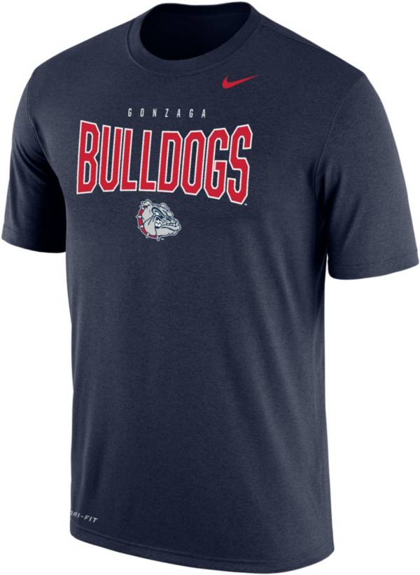 Nike Men's Gonzaga Bulldogs Blue Dri-FIT Cotton T-Shirt | Dick's ...