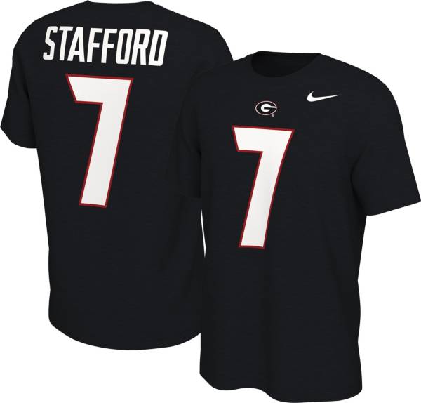 Nike Men's Georgia Bulldogs Matthew Stafford #7 Red Football Jersey T-Shirt
