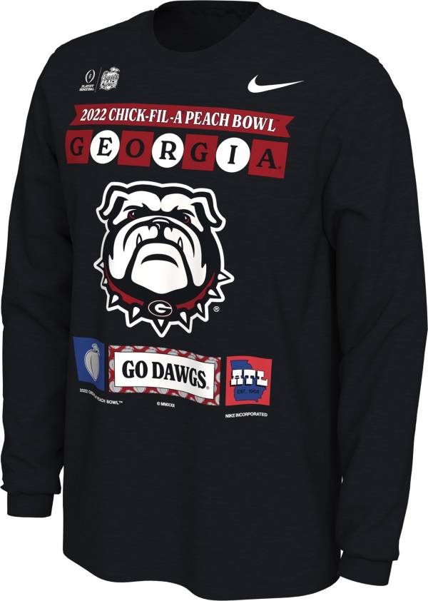 Nike Men's 2022-23 College Football Playoff Peach Bowl Bound Georgia Bulldogs Long Sleeve T-Shirt product image