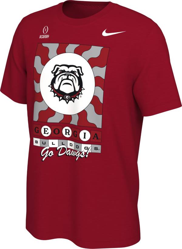Nike Men's 2022-23 College Football Playoff Bound Team Issue Georgia Bulldogs T-Shirt product image
