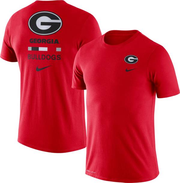 Nike Men's Georgia Bulldogs Red Dri-FIT Cotton DNA T-Shirt product image
