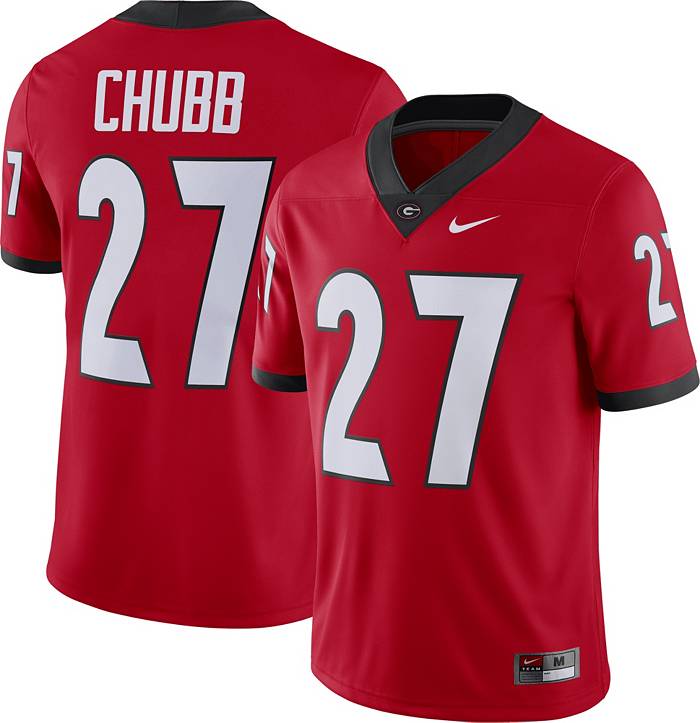 Men's Nike Nick Chubb Red Georgia Bulldogs Alumni Name & Number Game Jersey Size: Large