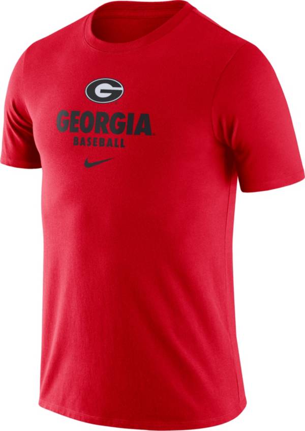 Nike Men's Georgia Bulldogs Nick Chubb #27 Football Jersey T-Shirt - Red - XL (extra Large)