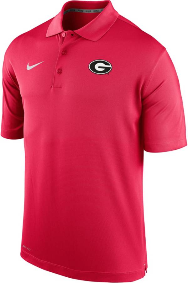 Nike Men's Georgia Bulldogs Red Embroidered Varsity Polo product image