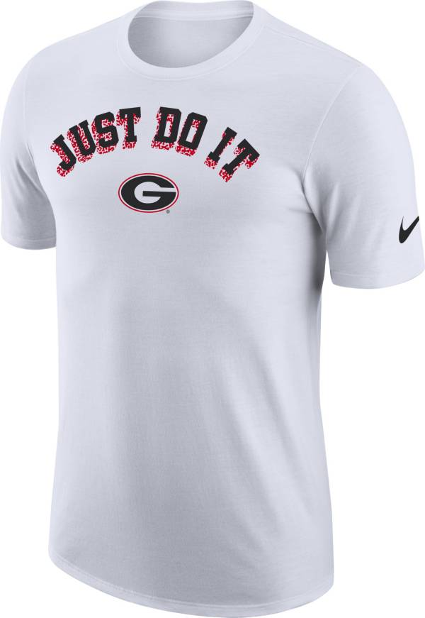 Nike Men's Georgia Bulldogs Nick Chubb #27 Red Football Jersey T-Shirt