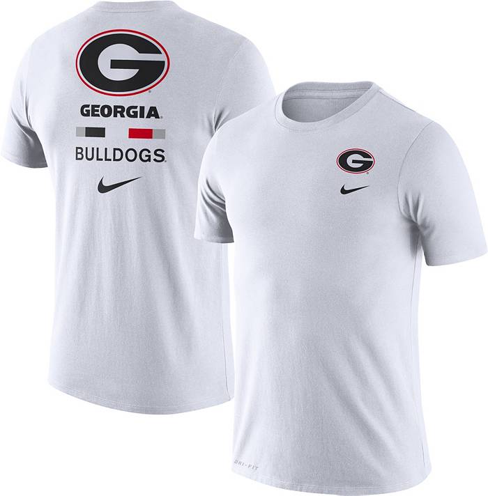 Nike Men's Georgia Bulldogs Nick Chubb #27 Red Football Jersey T-Shirt